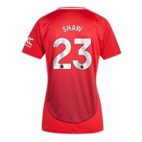 Manchester United Luke Shaw #23 Fußballbekleidung Heimtrikot Damen 2024-25 Kurzarm